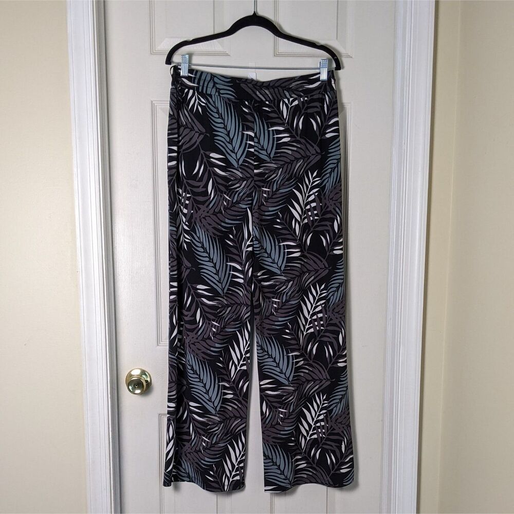 NWOT Sandiva Tropical Wide Leg Pants | Beach Resort Coastal Vacation Cruise - Picture 2 of 9